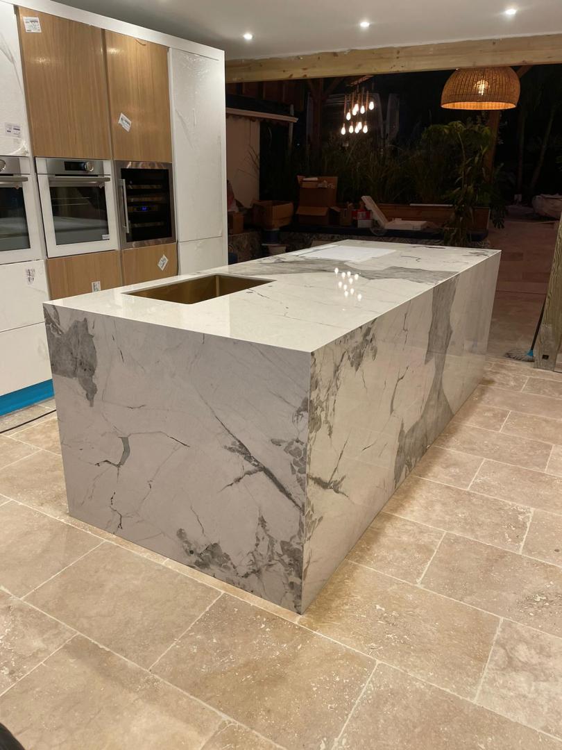 Plan de travail cuisine céramique Martinique