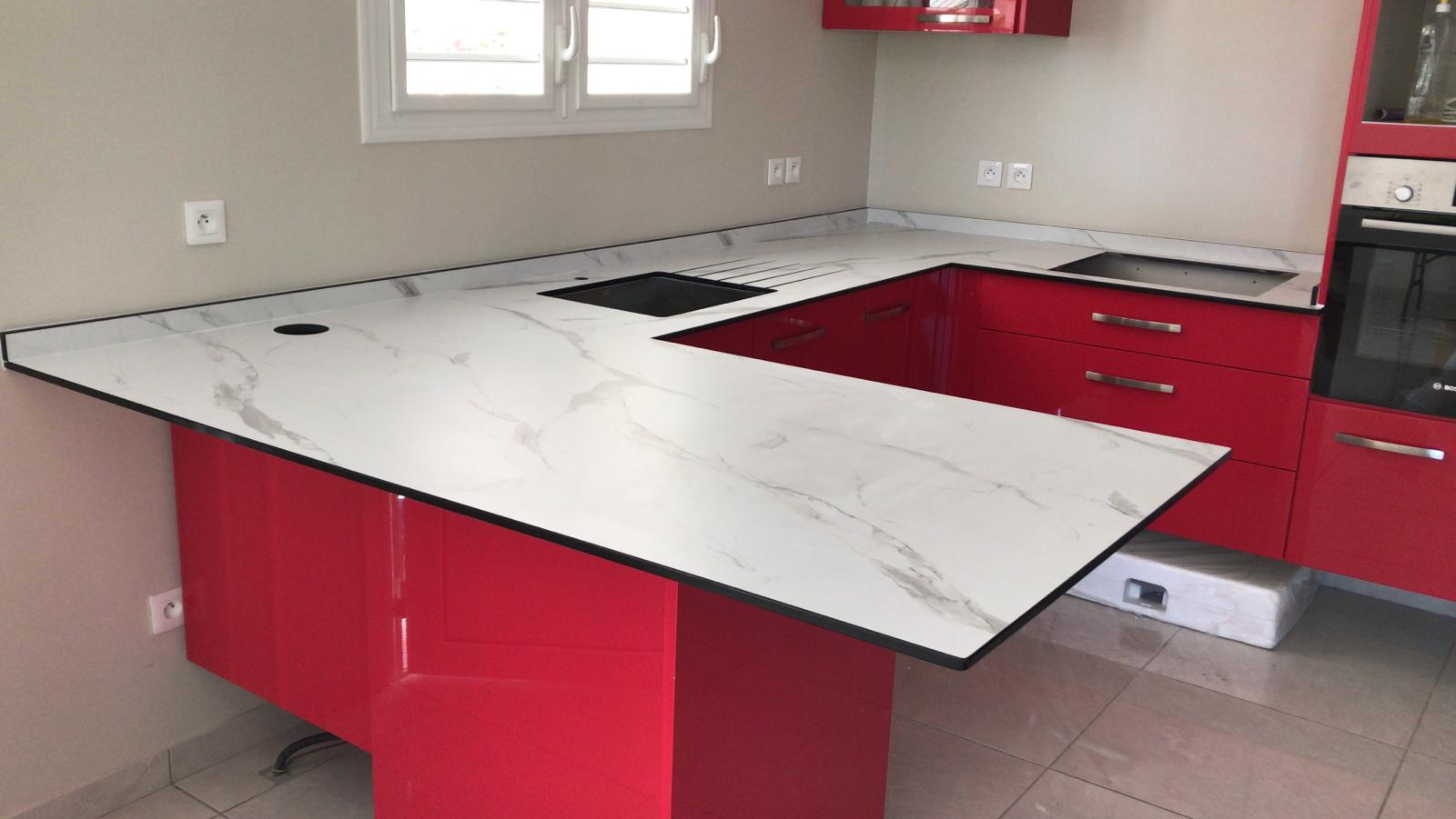 Plan de travail cuisine compact Martinique